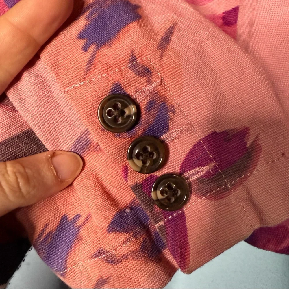 CAbi Pink Floral Blazer